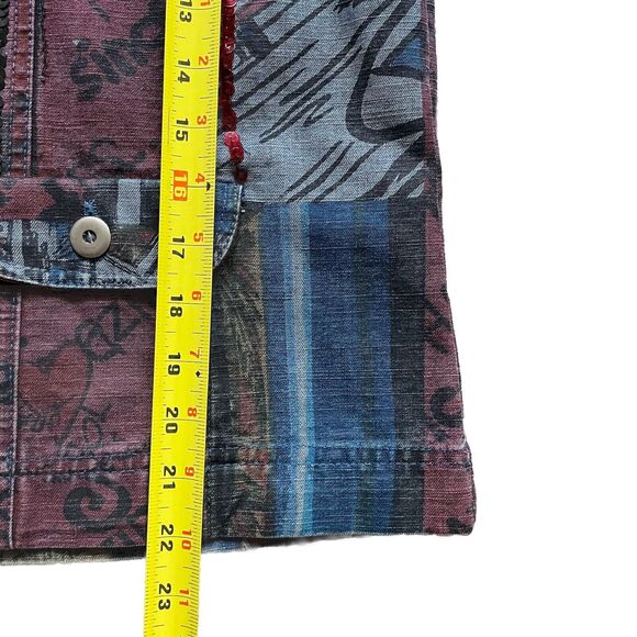 Chico’s Denim Print Jacket - Picture 13 of 14